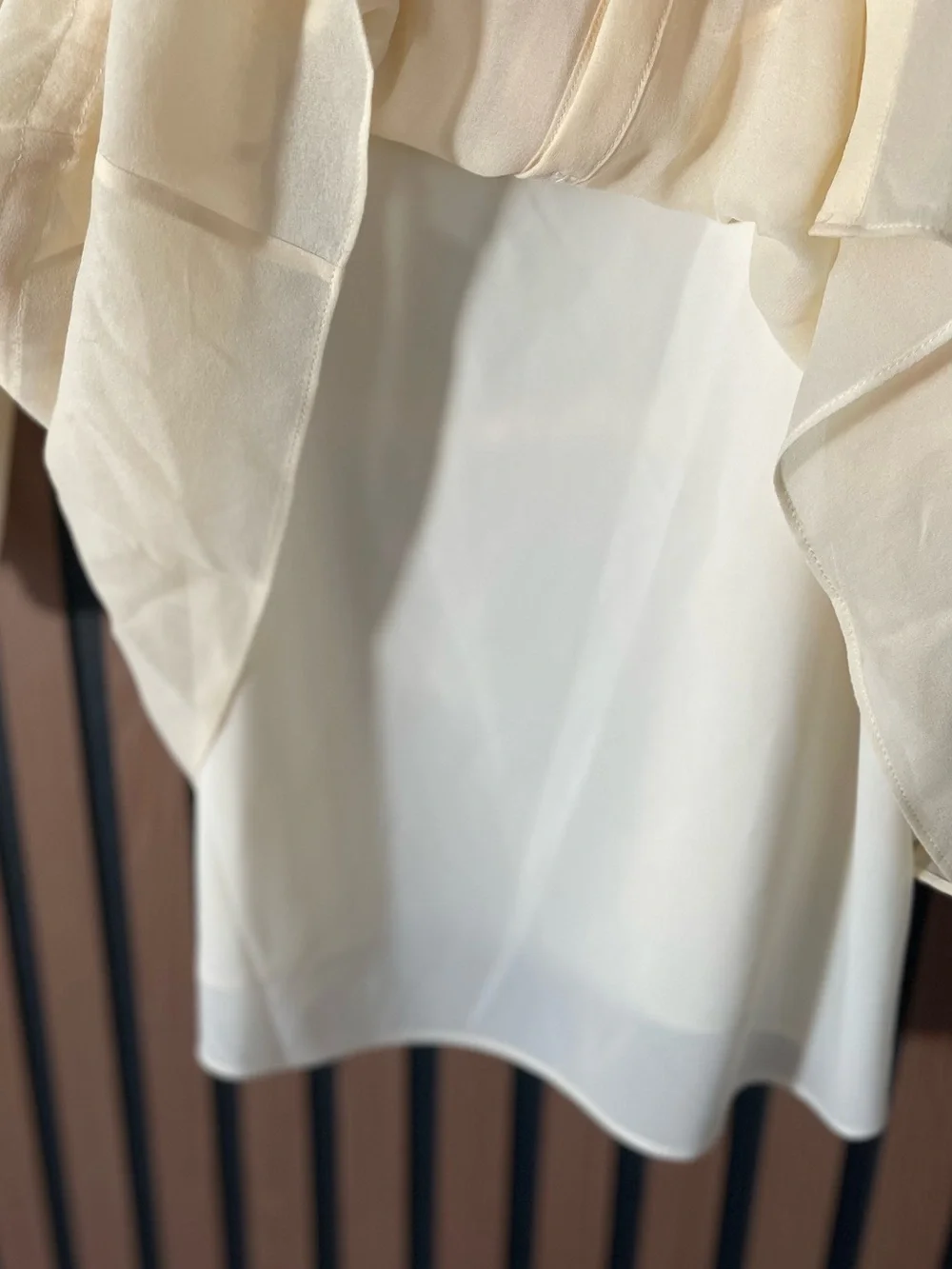 J. Crew Beatrice sheer Blouse
